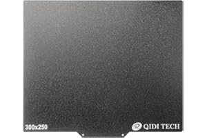 QIDI TECH PEI Platform Sticker 300 x 250mm Double Sided for X-Max/X-CF Pro 3D Printer Build Surface Hot Bed, 1Piece