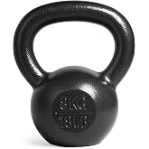 unycos - Cast Iron Kettlebell 4-20 kg for Fitness | With durable coating, wide handle, no welds and stable base for strength,