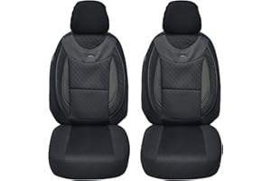 ‎BREMER SITZBEZÜGE BREMER SITZBEZÜGE Maß Auto Schonbezüge kompatibel mit VW Crafter Gen. 2 Fahrer & Beifahrer Set ab 2017 / Auto Sitzbezüge Schonbezug Set Autositzbezüge 2er Pack in Schwarz (G102)