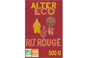 ALTER ECO - Riz Rouge Bio - Riz Équitable Origine Thaïlande - Prêt en 25 Minutes - 500 g
