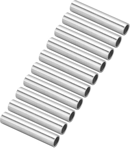 DMiotech 2pz (30mm OD x 26mm ID) Tubo Rotondo in Alluminio 6063 Lunghezza 300mm Tubazione Industriale per Costruzione Telaio Macchinari Progetti Fai Da Te