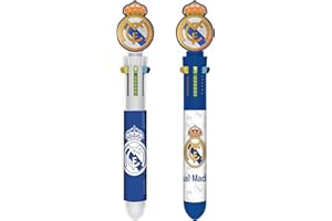 Kids Licensing - Stylo avec 10 couleurs avec Topper 3D Real Madrid