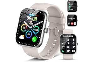 Motast Smartwatch Uomo Donna, 1.96" Orologio Fitness Tracker con Effettua/Risposta Chiamate, 115+ Sportive Smart Watch, Contapassi/SpO2/Sonno/Cardiofrequenzimetro, Impermeabile IP68 per Android iOS