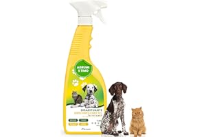 Dermazoo Spray Repellente per Gatti da Esterno e Interno 750ml, Disabituante Gatti, Disabituante per Cani, Spray Addestrativo Anti Pipi Cani, Casa e Giardino
