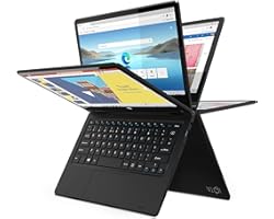 iOTA Flo 360 11.6-inch Touchscreen Laptop (Intel Celeron Dual Core, 4GB RAM, 64GB eMMC, Windows 10S) Includes; Microsoft 365