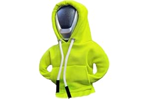 HIPPIL Car Shifter Hoodie | Funny Gear Shift Knob Sweater Hoodie for Car Shifter | Soft and Adjustable Gear Shift Cover and Shift Knob Cover, Cute Car Accessories for Women Interior