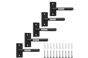 MIUONO Weight Plate Holder, Wall Mounted Weight Rack Storage for Weight Plates, Home Gym Organizer