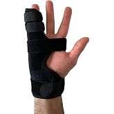 DALLAR Pinky and Ring Finger Splint - Stabilizer and Immobilizer for Boxer Fracture (5th Metacarpal), Dislocations, Arthritis