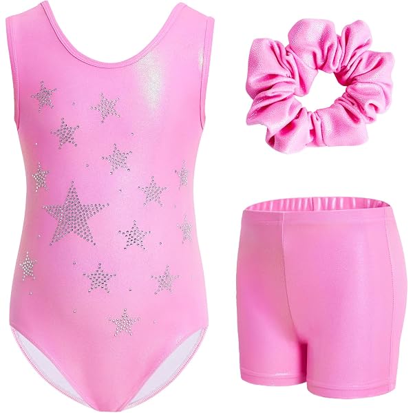 Justaucorps Gymnastique Fille Avec Jupe Et Bandeau - Strass - 3 Pièces (5-12 Ans) - 5