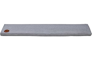BORN2REST Prime Cat Window Lounger for Cats, Windowsill with a Non-Slip Backing, Cat Bed Window Sill, Made in European Union (Grey, 39.4 x 7.9 x 1.2 inches / 100 x 20 x 3 cm)
