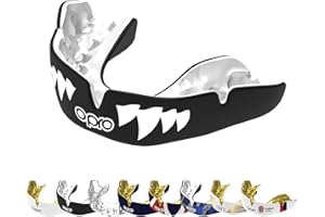OPRO Protège-Dents Ajustement Sur Mesure Immédiat – Protection des Dents Professionnelle Adultes et Enfants – Boxe, MMA, Rugby, Hockey – Moulage Rapide – Garantie Dentaire Incluse
