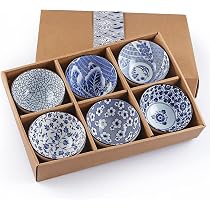 Litinliv 4 Pièces Cuillère à Soupe En Céramique Blanche Et Bleue - Cuillère Asiatique Pour Ramen, Pho, Soupe
