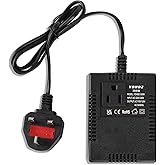 Step Down Transformer 240/220 v to 120/110v, US to UK Voltage Converter 300W, Travel Power Adapter for WIFI, POS Machine, Pow