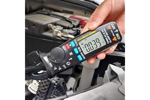 MAXRIENY Maxirieny Stromzange 1 mA DC AC Strom Multimeter Amperemeter DC AC Verstärker 6000 Counts Automatische Voltmeter Digital Kapazität Temperatur Widerstand Spannungsprüfer