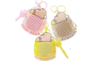 Echehi 3er-Set Fidget Toys Schlüsselanhänger, Sensorik Spielzeug mit Magnetische Maltafel und Labyrinth Spiel, Stressabbau Spielzeug für Erwachsene und Kinder. katifidget3