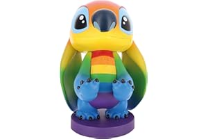 CABLEGUYS Cable Guys - Disney Rainbow Stitch Gaming Accessories Holder & Phone Holder for Most Controller (Xbox, Play Station, Nintendo Switch) & Phone