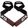 Weight Lifting Straps with Padded Wrist Support – Non Slip Advanced Flex Gel Grip - Gym Straps Great for Powerlifting, Bodybuilding,Workout, Deadlifts & Fitness