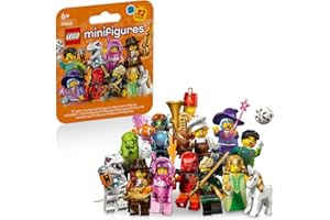 LEGO Minifigures Seria 29, tajemnicze pudełko, kolekcjonerska zabawka, figurki dla dzieci: bramkarz, czarownica, elfka z jednorożcem i nie tylko, 1 z 12 do zebrania, prezent dla 6-latków 71052