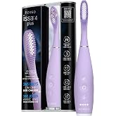 فرشاة الأسنان الكهربائية FOREO ISSA 4 Plus Sonic &ndash; مجموعة قابلة لإعادة الشحن 4 في 1 مدعومة بالذكاء الاصطناعي، شعيرات ناعمة، تبييض الأسنان،