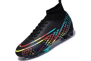 Lvptsh Scarpe da Calcio con Tacchetti Uomo Scarpe da Calcetto Ragazzo Fg/AG Professionale Spike Calzature da Calcio Bambino