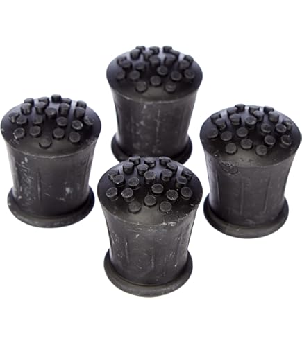 thumbnail image 2 of Type C Black Walking Stick Rubber Ferrule 2 of 11