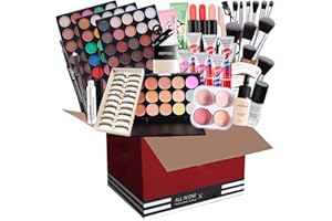 CHSEEO Trousse Trucchi Donna, Set Trucchi Donna, Kit Trucco Tutto in Uno Palette Cosmetica, Kit Trucchi Make Up Completo con Ombretti Rossetto Correttore Kit Cosmetici per Donne Ragazze Regalo di Natale