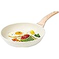 HomeEssentials Non Stick Maifan Frying Pan 20CM - Egg Fry Pan/Induction Base / 5 Layer Non Stick Cookware/Dishwasher Safe (20CM, Maifan Stone Pan)