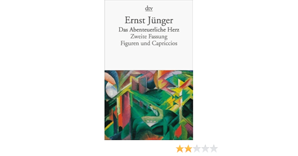 Das Abenteuerliche Herz Zweite Fassung Junger Ernst Amazon De Bucher