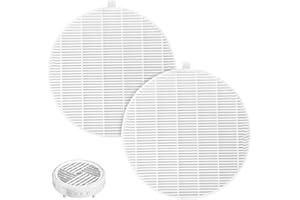 CIATBYYJ 2 Pack Nail Dust Collector Filter Replacement Compatible with Melody Susie, White Nail Dust Collectors Filter for Home and Nails Salons, Dusts Collectors Match with Dusts Collector Nails Tech Tool