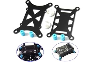 Share Goo Glass Fiber Shock Absorber Board Anti-Vibration Damping Plate Mount Compatible with RC APM2.6 APM2.8 Pixhawk PX4 Flight Controller