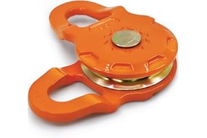 GA GEARAMERICA GearAmerica Smart Snatch Block für ATV oder UTV (Seite-an-Seite) | 12 Tonn Belastbarkeit |Windenrolle für synthetische Seile oder Stahlseile bis 11 mm und Winden bis 12K LBS