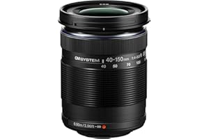 OM SYSTEM M.Zuiko Digital ED 40-150mm F4‑5.6 Objektiv, Telezoom, geeignet für alle MFT-Kameras (Olympus OM-D & Pen Modelle, Panasonic G-Serie), schwarz