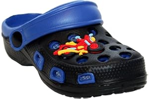 KRUSH Kids' Baya Clogs Comfortable Slip On Water Shoe for Toddlers, Childrens/Kids/Girls/Boys Holiday/Beach/Pool/Garden Sandals/Mules