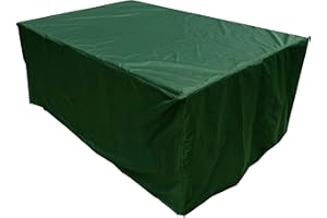 KaufPirat Premium Housse de Protection Bâche Imperméable 220x140x90 cm Mobilier de Jardin Housse de Table de Jardin Couvercle de Protection Couvrant 900 D 500 GR ML 6000 mm étanchéité Tannengrün
