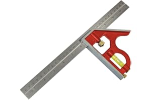 Faithfull CS300 Combination Square 300mm/12-inch, Red