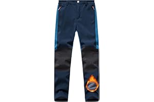 Zoofly Pantalones Nieve niño Pantalón Invierno Niño Pantalon Termico Impermeable Niña Forrado Softshell Niño Termicos Pantalon Trekking Niña