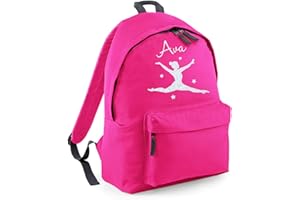 Absolutely Top Girls Personalised Gymnastics Split Jump Backpack