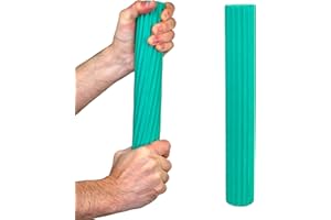 CanDo Hand- und Fingertrainer Twist-n-Bend, Flexibler Übungsstab, Trainingsstab, grün (mittel), 10-1513