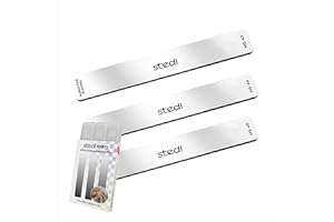 Stedi Hobby - Set di 3 Utensili per Lucidare il Vetro, Grana 320-400, 400-600, 10000 - 3 Pezzi