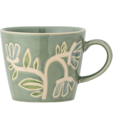 Bloomingville Tangier Tasse Orange – Steingut, 255 Ml, 9,5x8 Cm