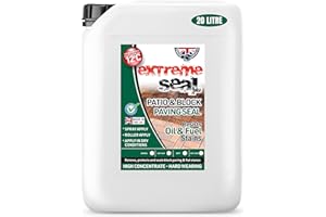 Trade Supplies UK - Extreme Seal Patio & Block Paving Sealer - High Durability High Concenterate - Wet Look - 20 litre