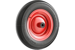 Wiltec Pneumatico per carriola 400 x 100 4.00-8 Ruota per carretto