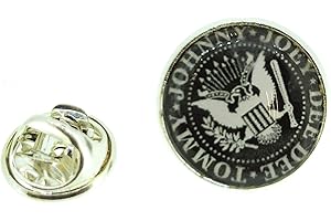 Gemelolandia | | Szpilka do klapy Ramones | Oryginalne szpilki do prezentów | Do koszulek, ubrań lub plecaka | Zabawne szczegóły, Biały,