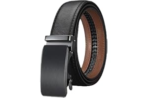 Acewin Ceinture Homme, Ceintures Cuir Automatique pour Homme, Réglable, Largeur 35 mm