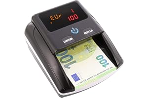 Monepass D5X - Détecteur Automatique de Faux Billets Euro avec 5 systèmes de détection et une Fiabilité de 100% (test officiel BCE) - Introduction des billets multi-sens (4)