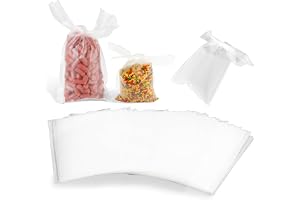 VIVIIHOO PVA påse fiske 100 stycken, PVA nät karpfiske, snabbupplösta PVA-påsar för boilies foder pellets 50 × 120 mm karppåse PVA Mesh