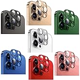 Microcase iPhone 14 Pro - iPhone 14 Pro Max Kamera Camı Lens Koruyucu Halka Set - AL3131 (Siyah)