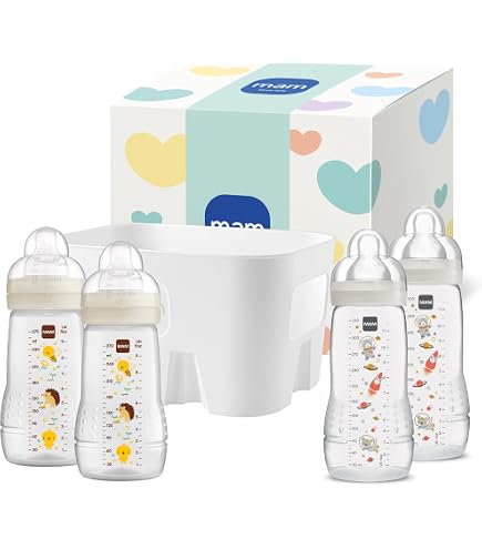 Mam Schnuller 0-6 MAM Easy Start Anti-Colic Set XXL | In Beige Baby Flaschen