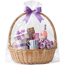Yotelab Zellophantüten Transparent – 20 Stück, 22,9 X 50,8 Cm, Für Geschenke & Präsentationen