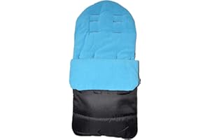 FOR YOUR LITTLE ONE Universal Baby Stroller Cosy Toes Liner Buggy Padded Luxury Footmuff (Ocean Blue)